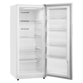 Convertible Freezer/Refrigerator, 17 Cu.Ft Frost Free Upright Freezer with Temp Control Panel, Door Open too Long Alarm, Adjustable Shelves and L
