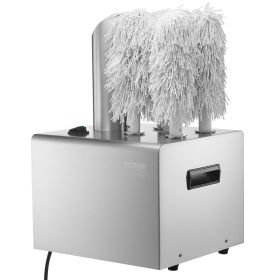 Wine Glass Polisher 5-Brush Polishing Machine 330Cups/H for Bar Restaurant